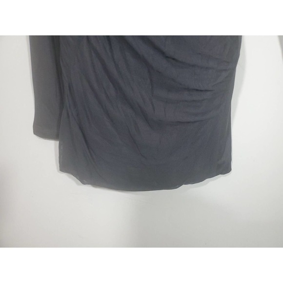 Rag & Bone 6 Sexy Risque Sheer Long Sleeve Ruched Cocktail Evening Party Dress - Picture 7 of 13